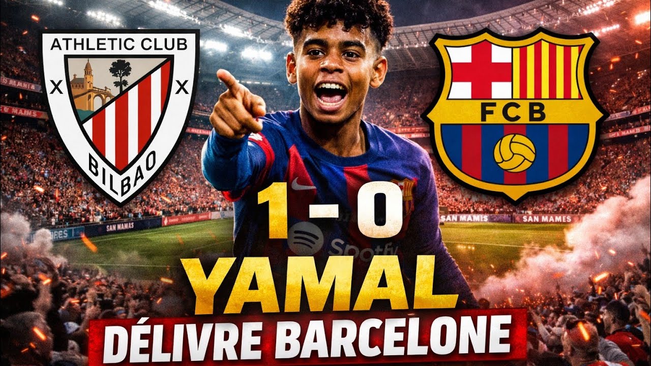 Lamine Yamal delivre barcelone.Debrief Athletic Club 0-1 FC Barcelone..Match compliqué.#fcbarcelona