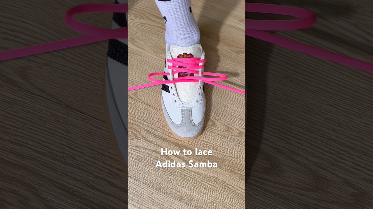 Как зашнуровать кроссовки Adidas Samba #adidas #обувь #кроссовки