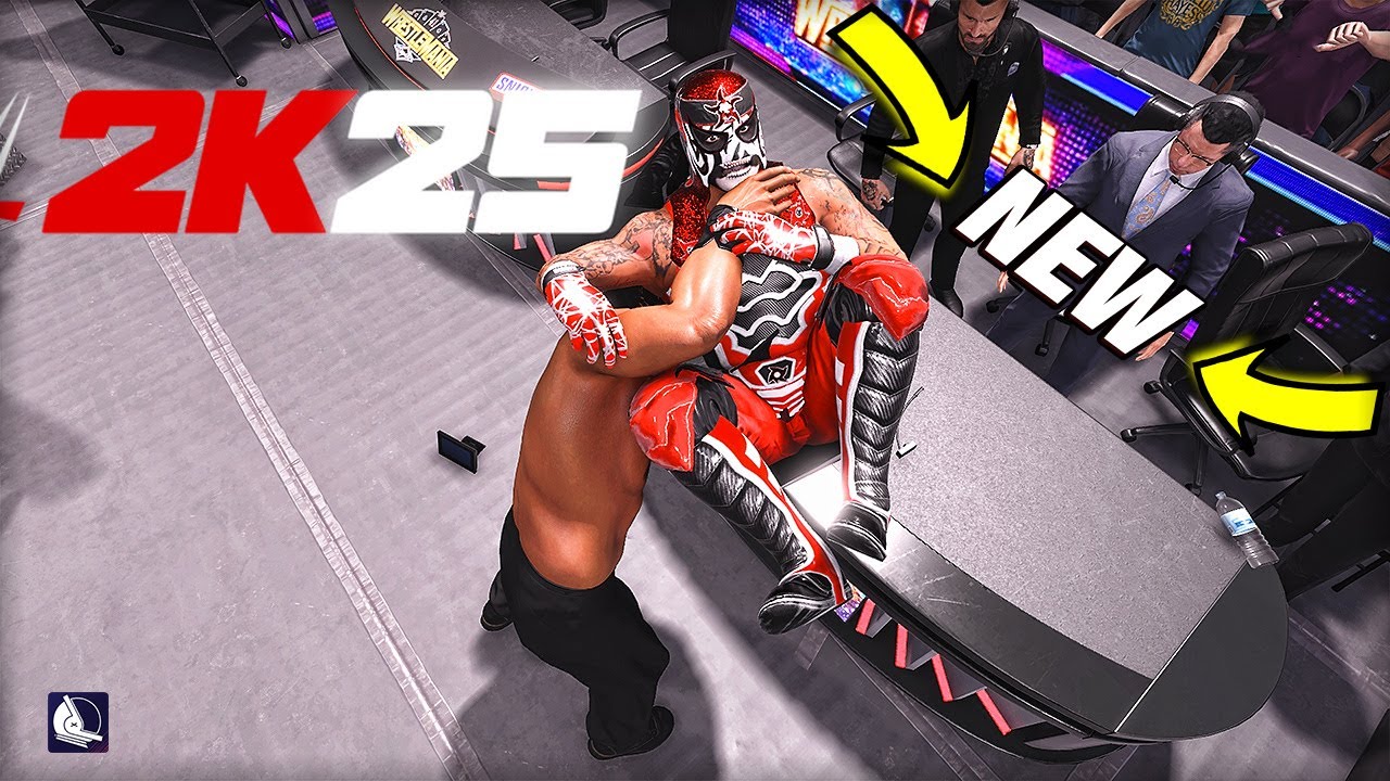 WWE 2K25 Все новые движения, оружие и изменения в DLC PACK