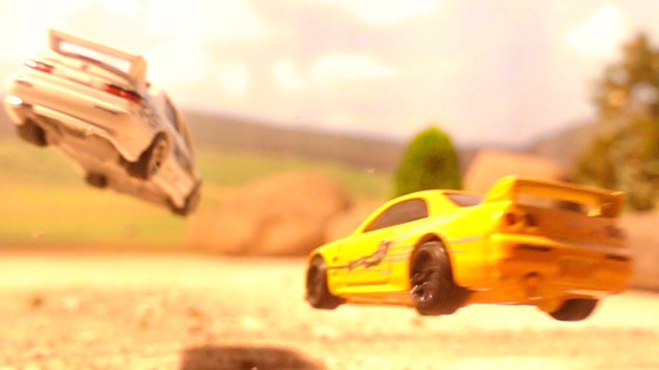 1/64 Scale Hot Wheels Fast & Furious Action Crashes - Super Slow Motion 1000 Fps