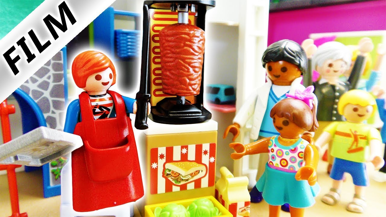Playmobil Film Deutsch - JULIANS EIGENER DÖNERLADEN! KINDERZIMMER WIRD ZUM IMBISS! Familie Vogel