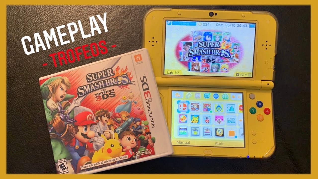 Probando Super Smash Bros para Nintendo 3ds ( Compra y sistema de Trofeos del juego )