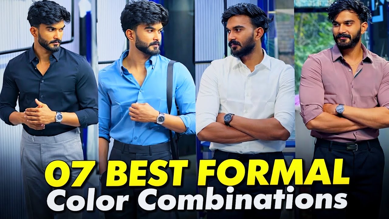 🔥7 Best Formal Outfits Color Combinations For Men✅ | 2026 Style Guide!