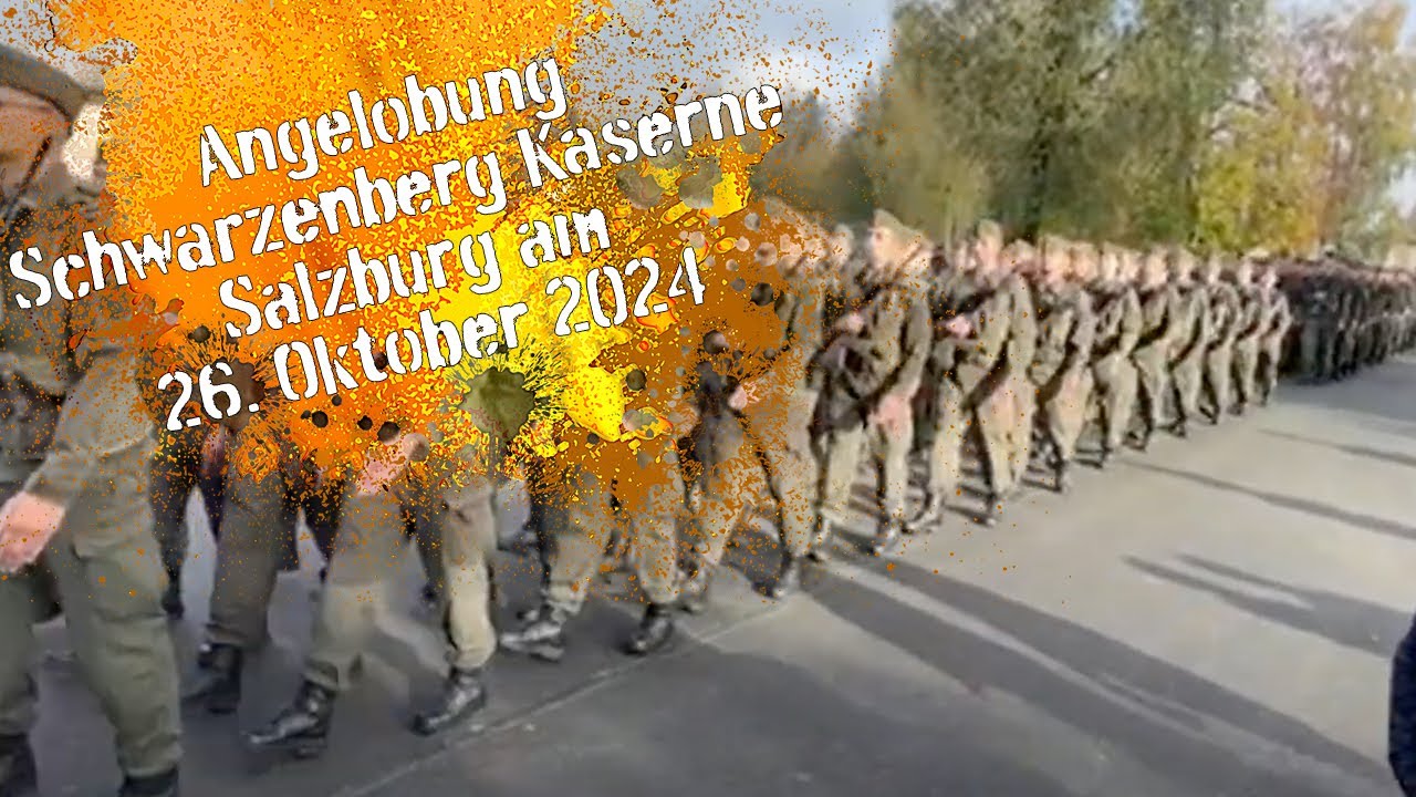 Angelobung am 26. Oktober 2024 in der Schwarzenberg Kaserne Salzburg