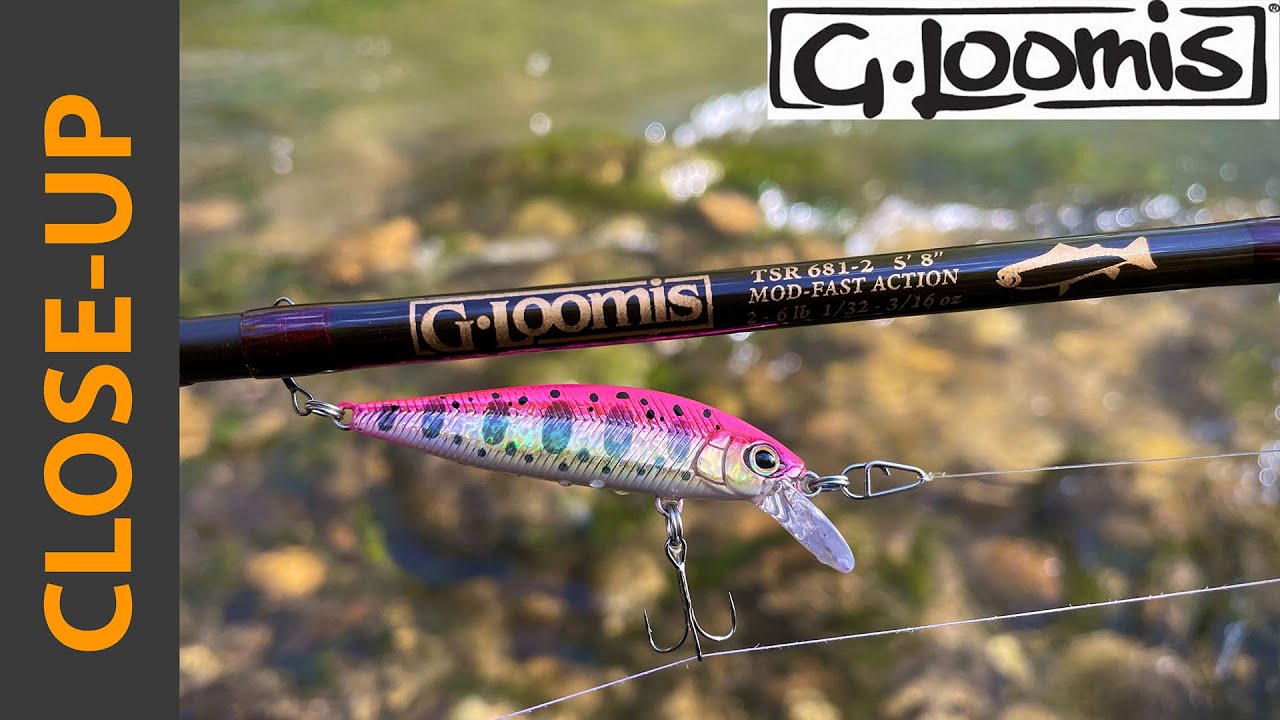 Close-Up G.Loomis TSR 681-2 - Live strike Trota Fario