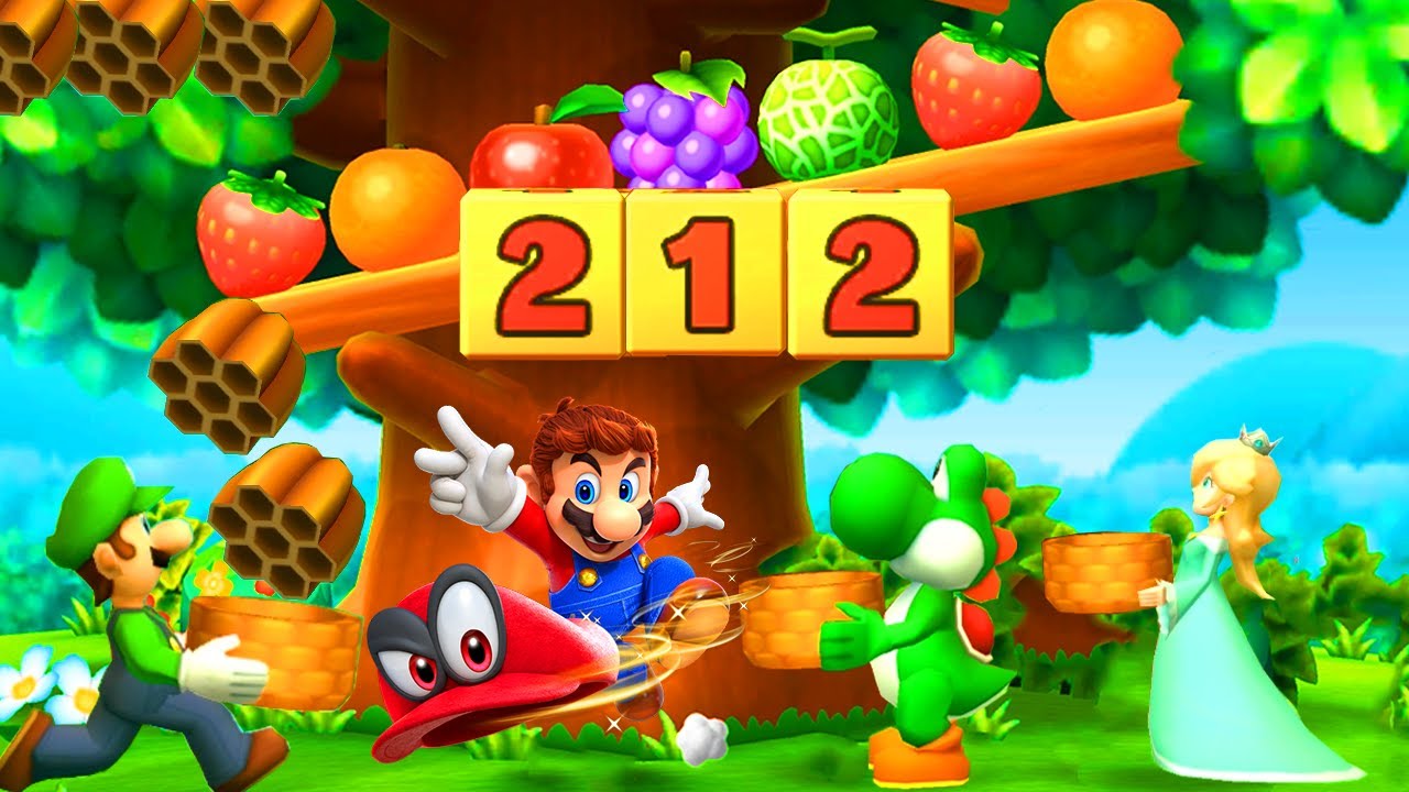 Mario Party The Top 100 Minigames - Mario vs Luigi vs Yoshi vs Rosalina