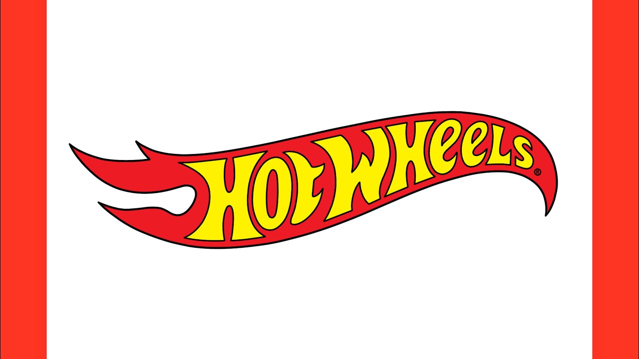 How to draw HOT WHEELS LOGO easy / drawing a hot wheels logo step by step
