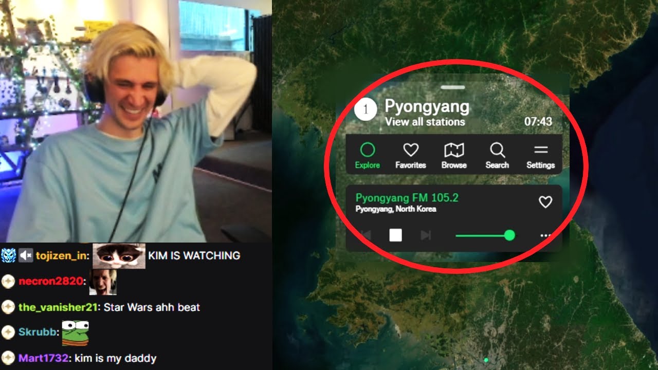 xQc Discovers International Radio Stations (Funny Moments Part 2)