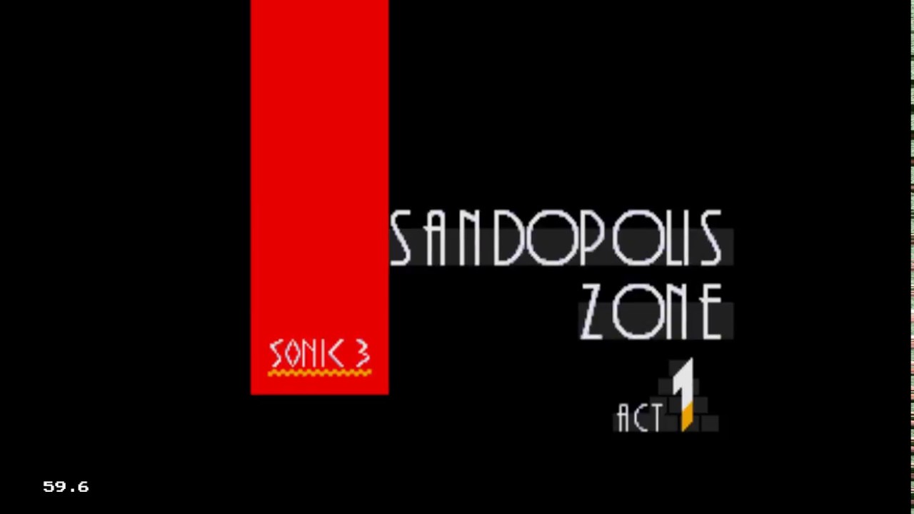 Sonic the Hedgehog 3 - Level 9, Sandopolis Zone
