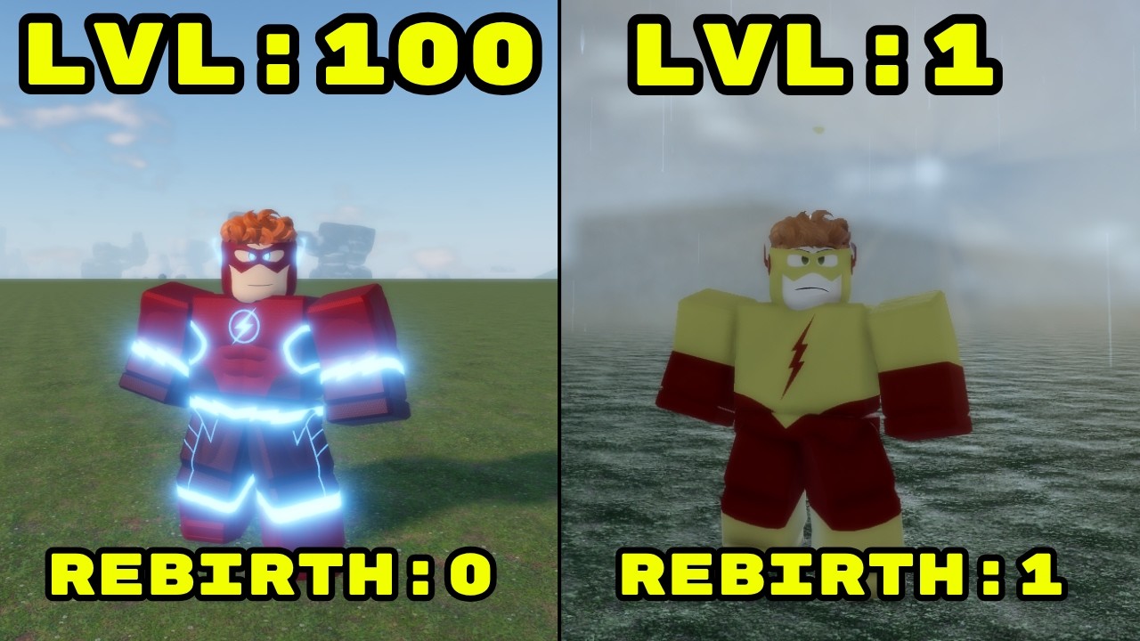 First Rebirth in Flashpoint Worlds Collide Roblox – Starting Over from Level 1!