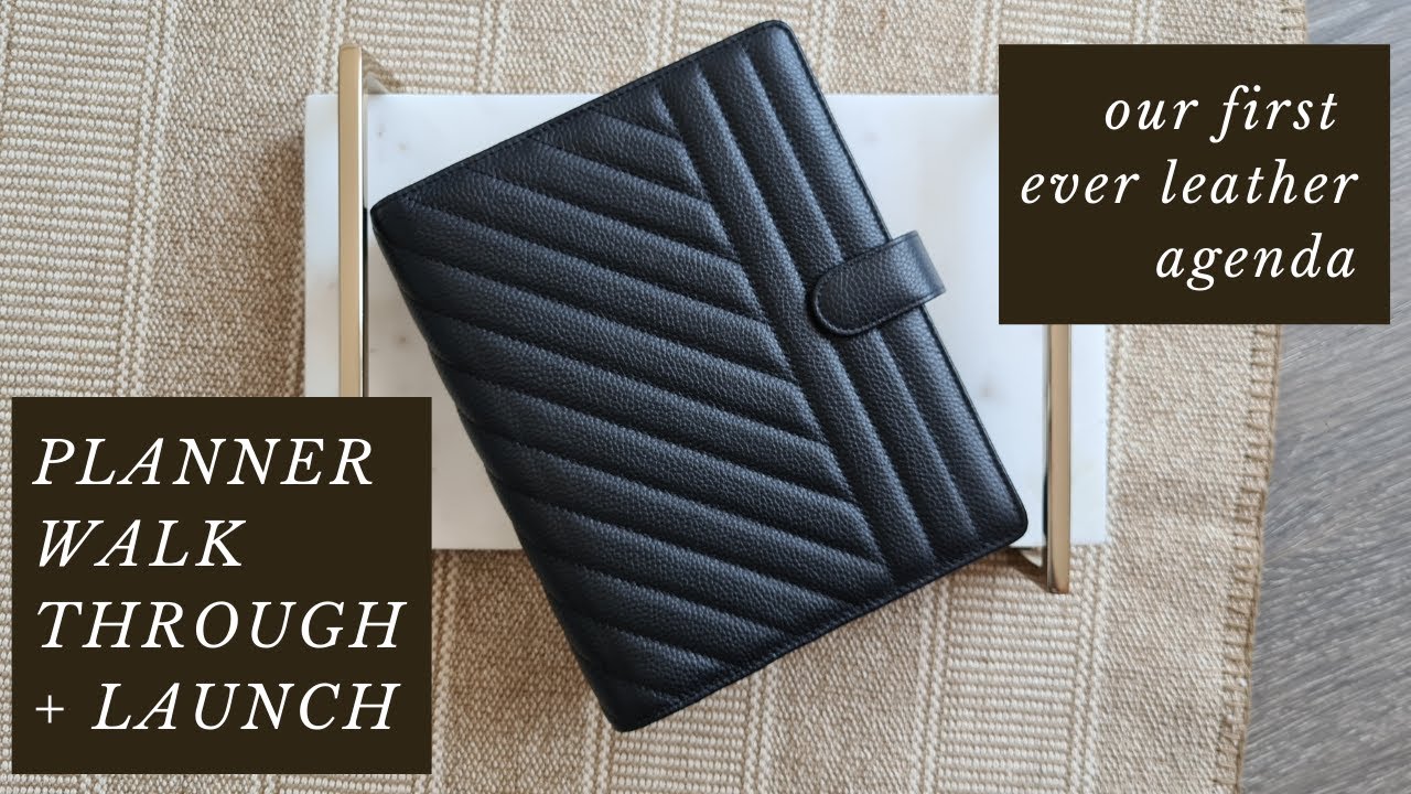 [Planner Launch] Walk through of first ever leather planner!