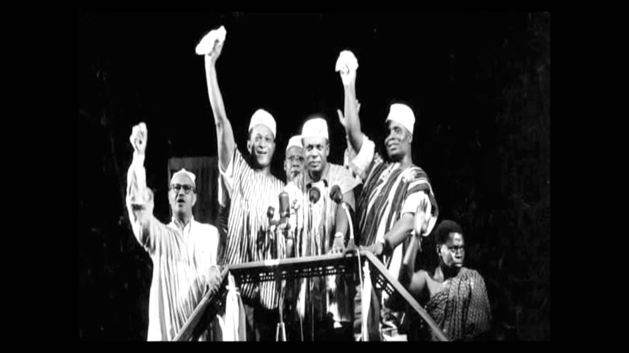 Kwame Nkrumah declaring Ghana's Independence