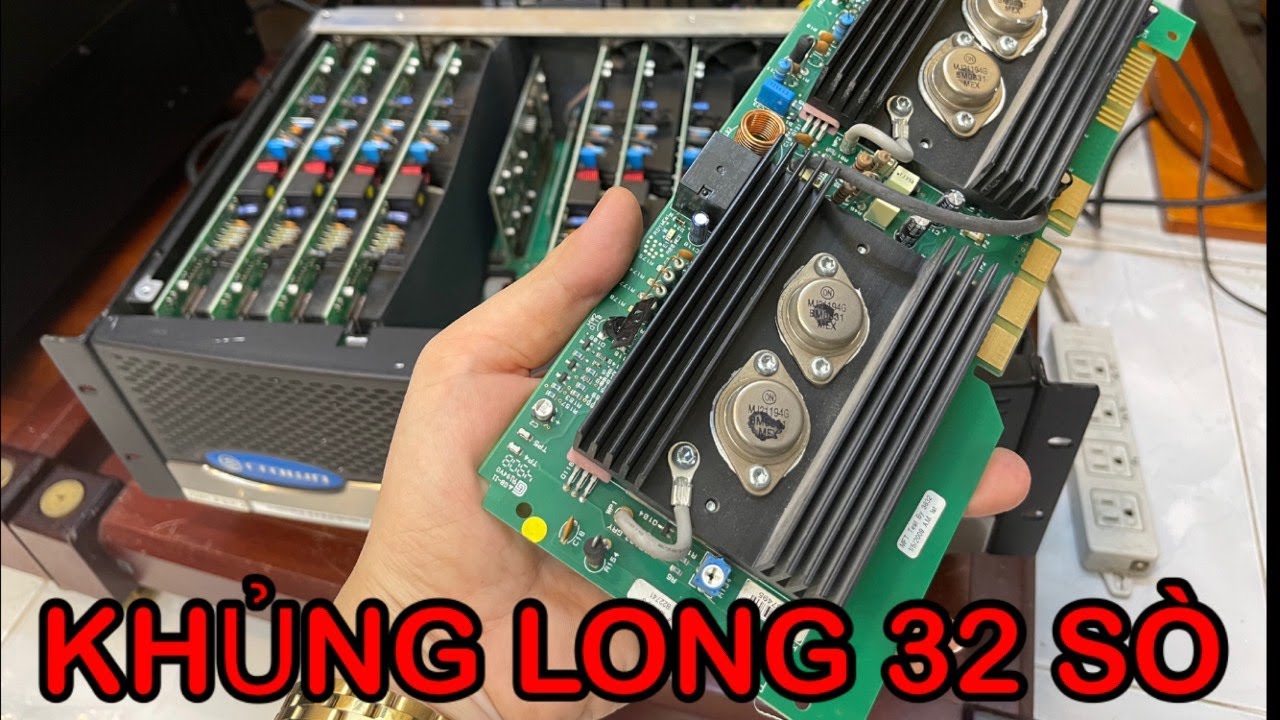 ĐẨY MỸ CROWN CTS-8200 KHỦNG LONG 32 SÒ Tiến Dũng Audio Sai Gon