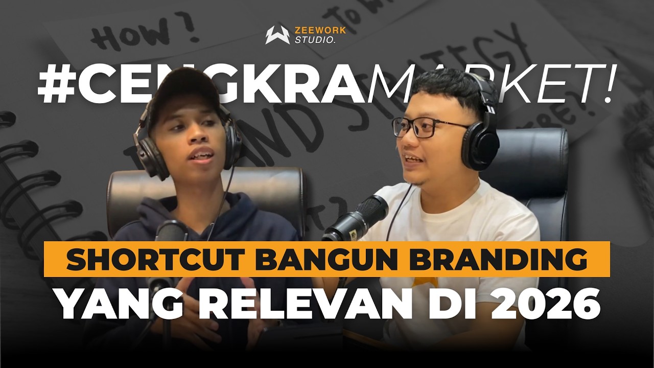 CENGKRAMARKET EPS 1 - CARA BRAND MENANG DI 2026! #tipsbisnis #brandbuilding