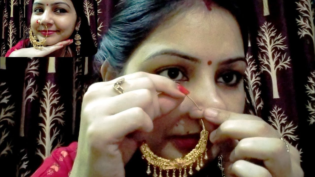 Gold nath design।। phadi nath design।। uttrakhand gold nathiya ।।how to remove nath।।