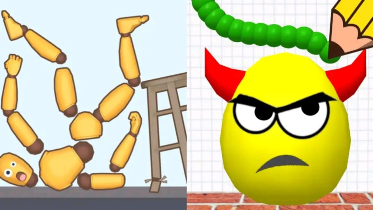 Kick & Break vs Draw To Smash Max All Levels Gameplay Android,iOS NEW UPDATE