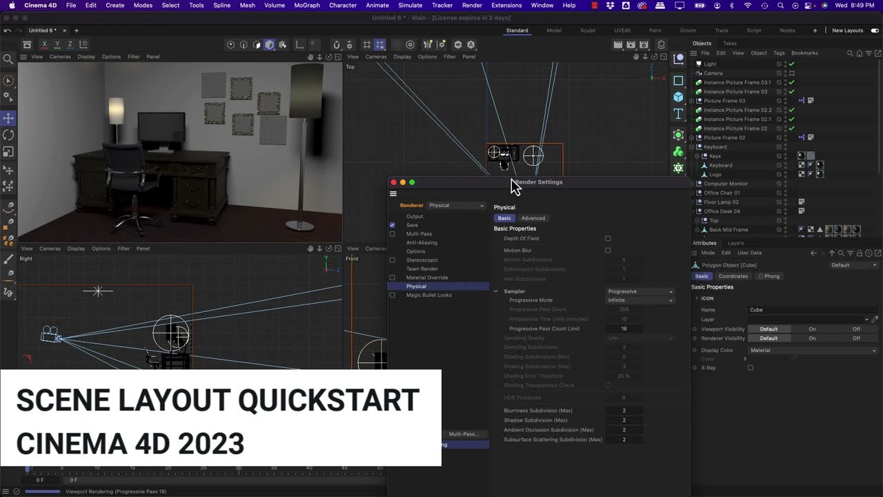 Placing Objects from the Asset Browser in Cinema 4D 2023 [Beginner Tutorial]