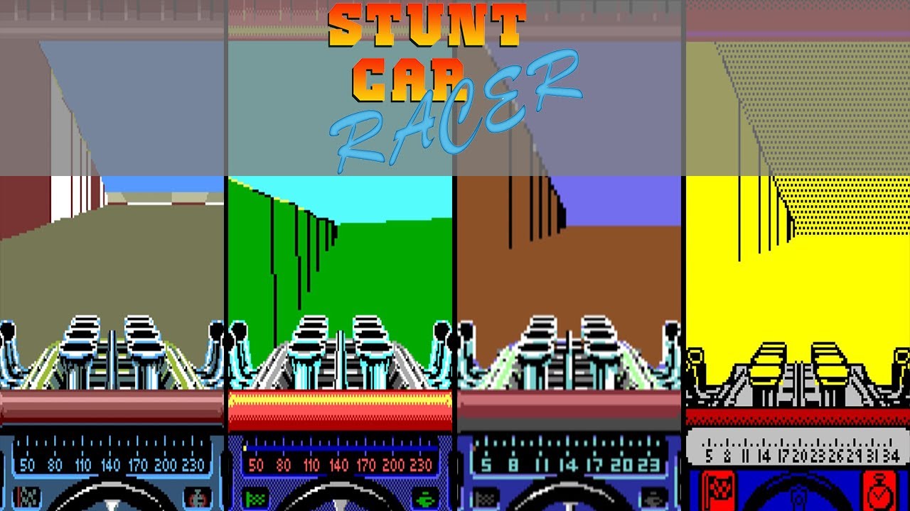 Stunt Car Racer (Stunt Track Racer) -Versions Comparison- #82