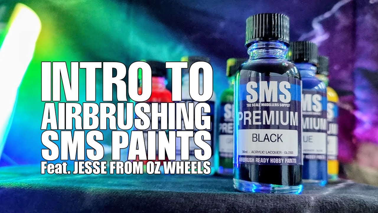 INTRO TO AIRBRUSHING SMS PAINTS feat. JESSE FROM @Ozwheels_Official