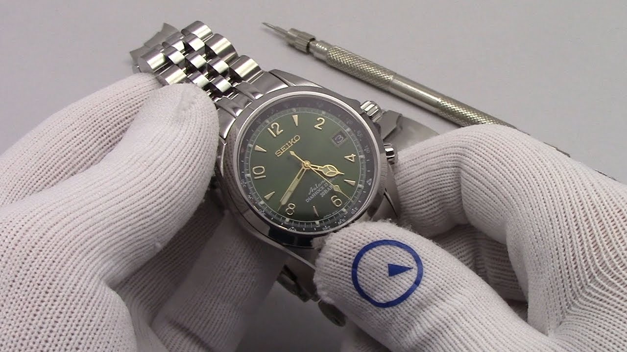 Seiko Alpinist SARB017 - Original Strapcode Watch Bracelet For Seiko SARB017