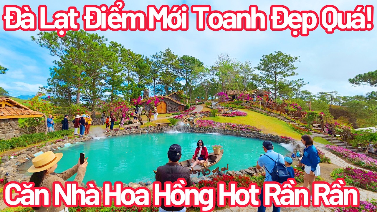 Đà Lạt Thêm Điểm Tham Quan Mới, Biệt Thự Hoa Hồng Đang Hot