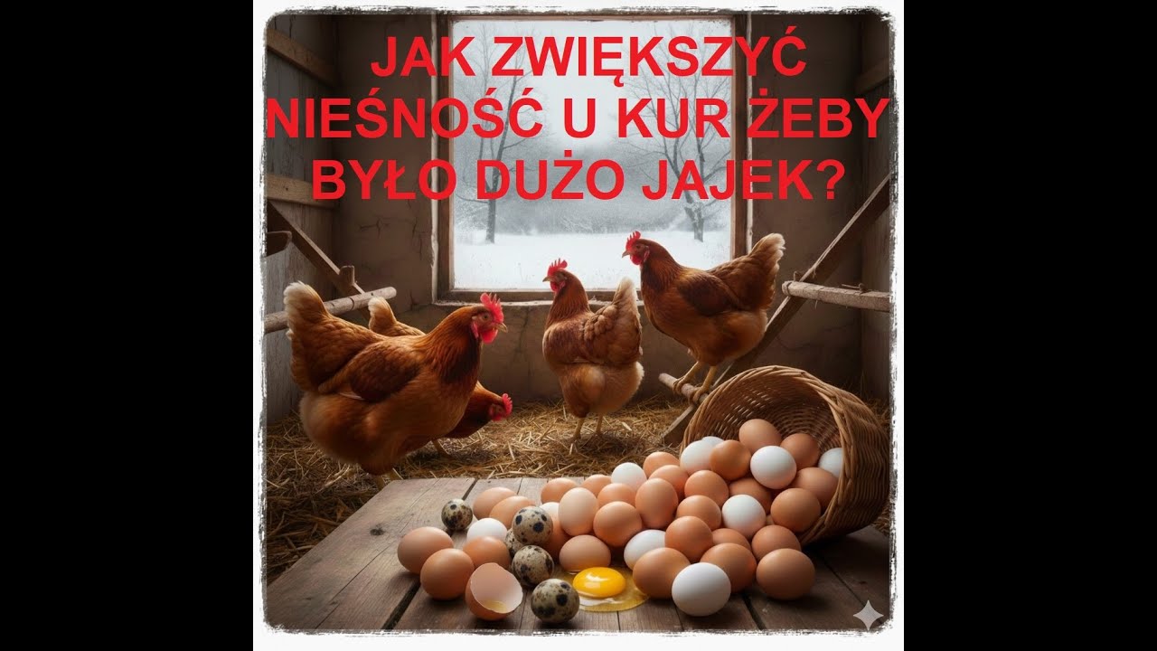 Odcinek 1812 JAK ZWIĘKSZYĆ NIEŚNOŚĆ U KUR? CO ZROBIĆ ŻEBY BYŁO DUŻU JAJEK ZIMĄ? PORADY