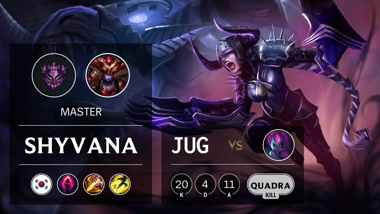 Shyvana Jungle vs Evelynn - KR Master Patch 9.11