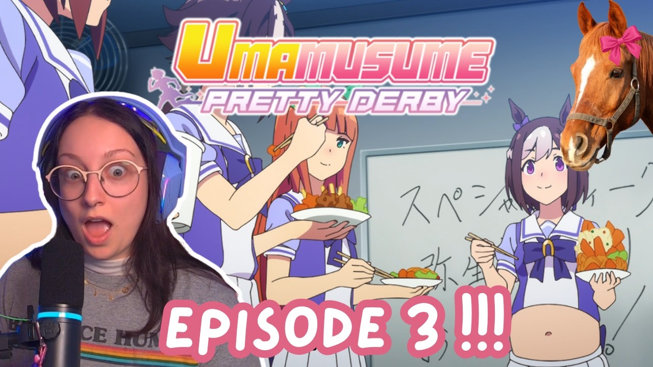 Девушка-лошадка с тройной короной?!? | Реакция на 3 серию аниме Umamusume Pretty Derby.