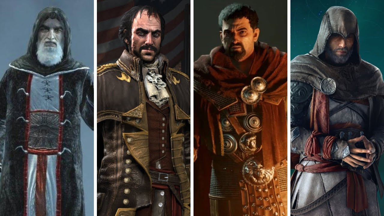 Assassin's Creed - All Villain Intro Scenes