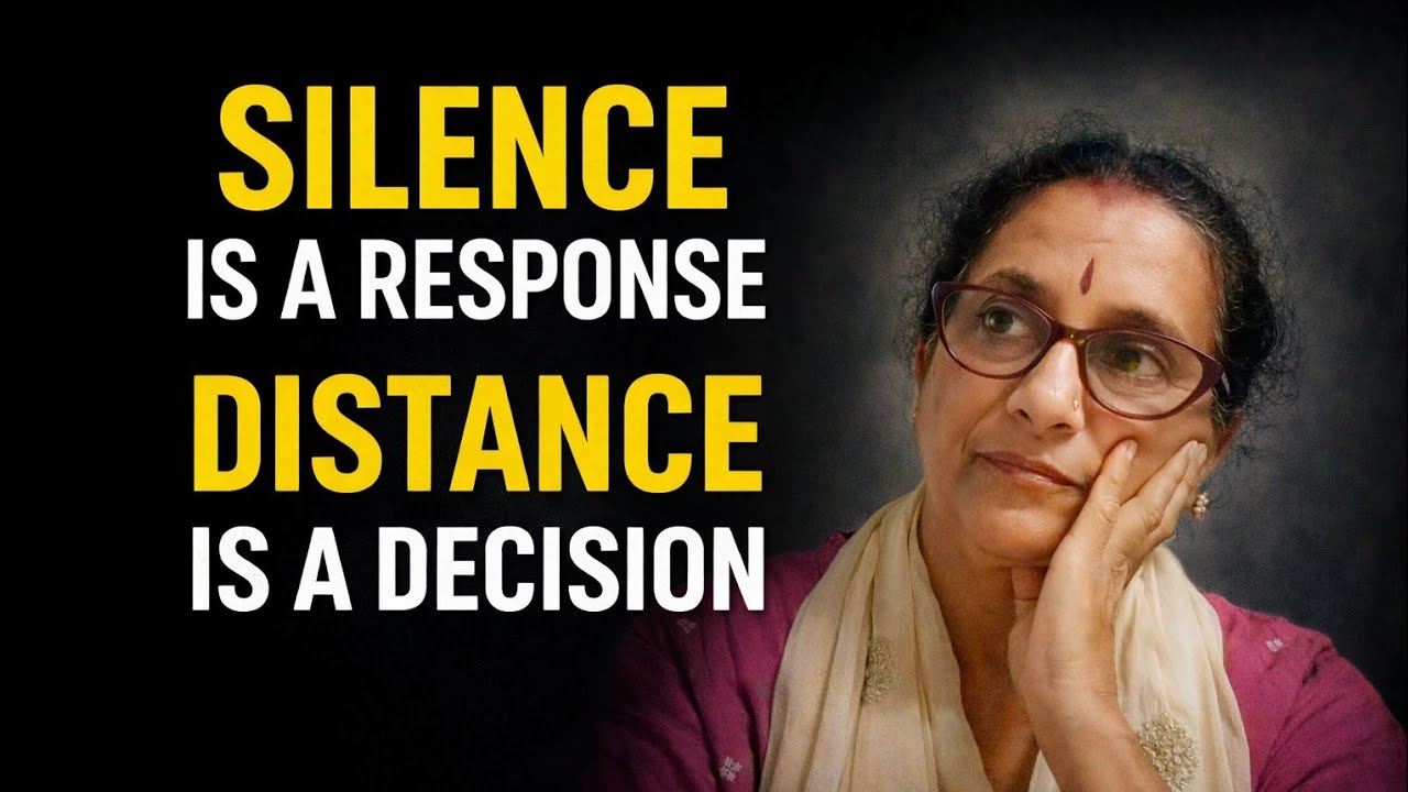 SILENCE IS A RESPONSE DISTANCE IS A DECISION #SilenceIsAResponse #DistanceIsADecision #LifeReality