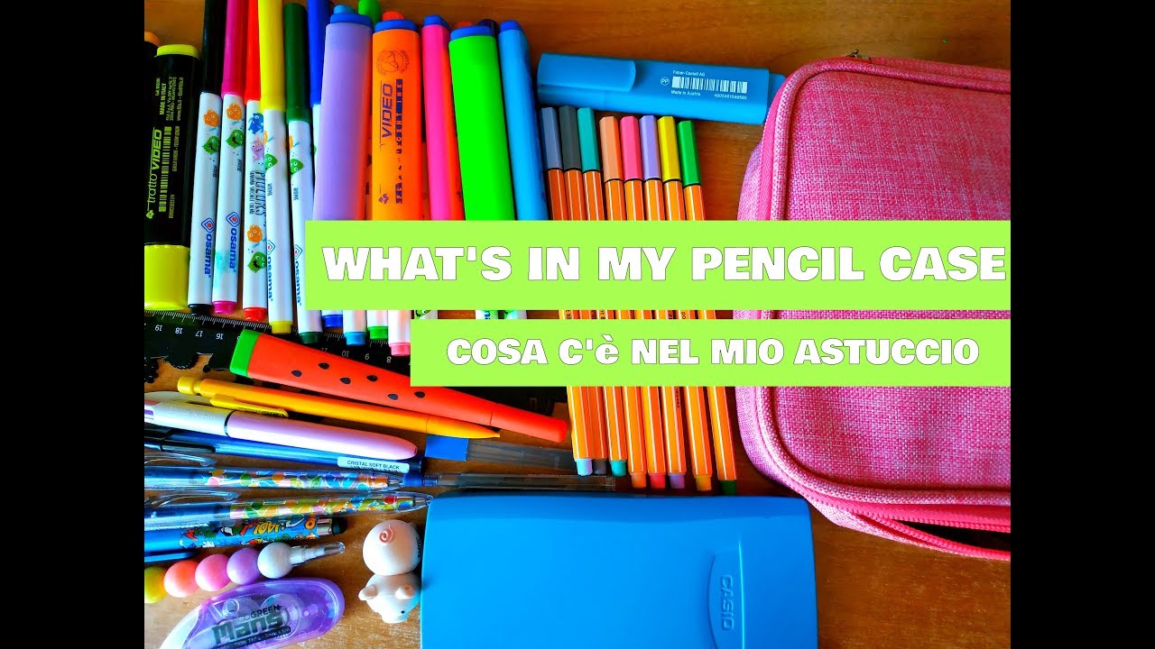 WHAT'S IN  MY UNIVERSITY PENCIL CASE  |2.0