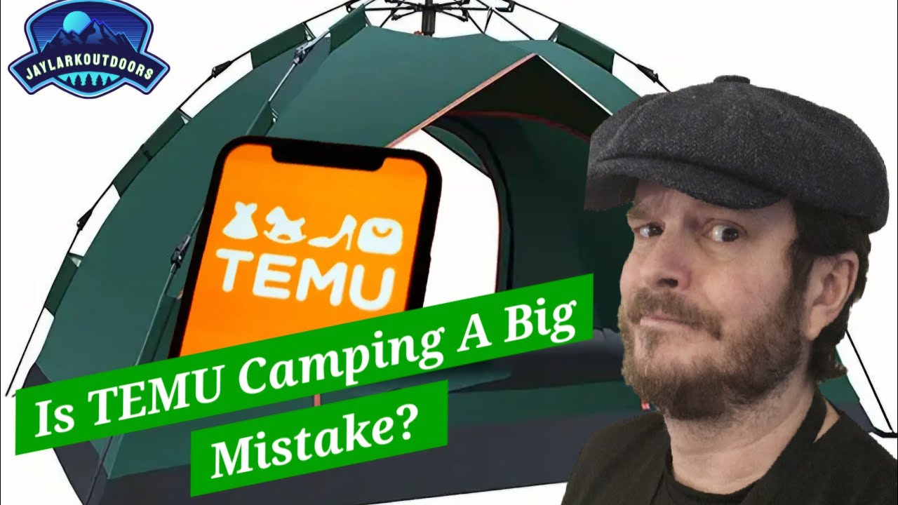 I Test The Worlds Cheapest Tent  (Pt1) - A Temu Tent Review. First Impression (The Unpack)