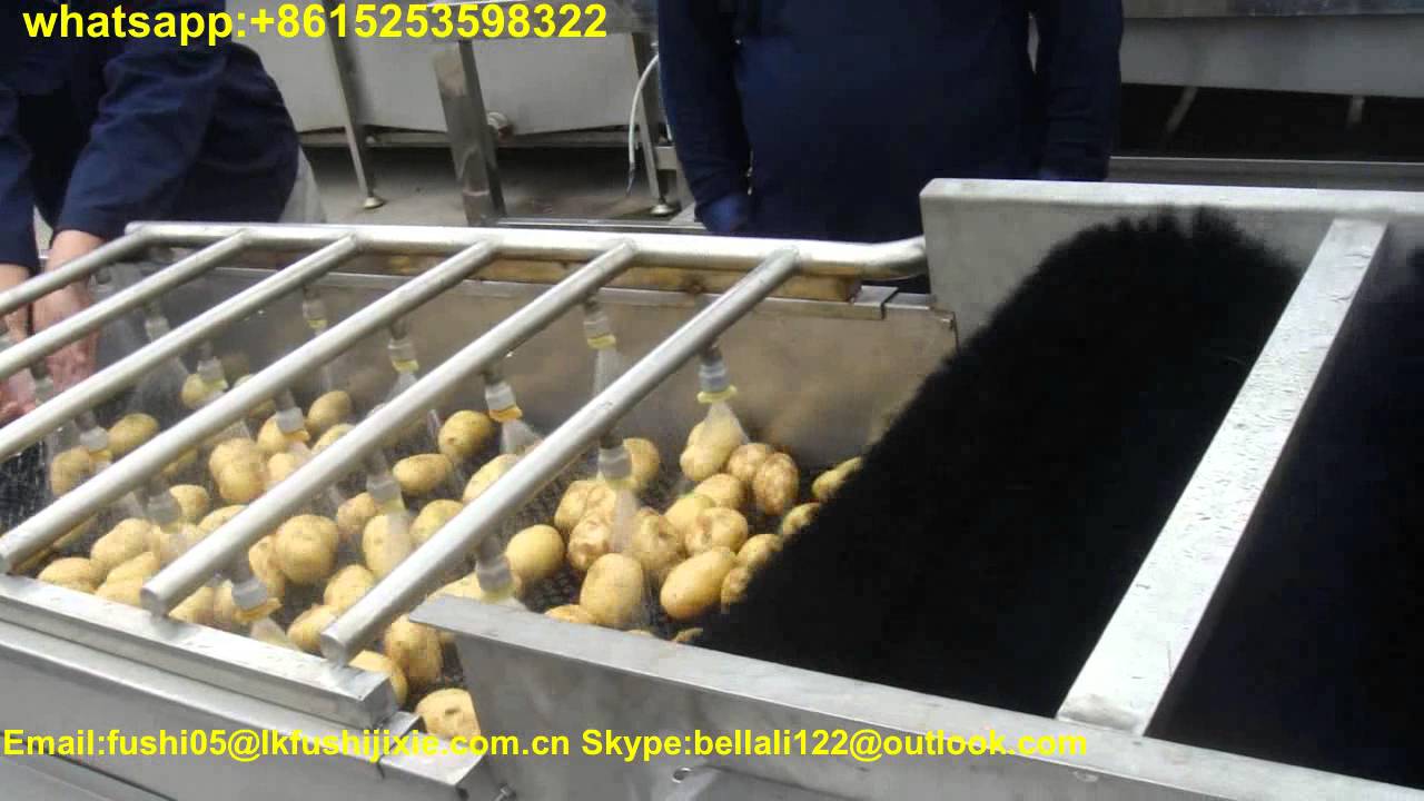 potato brush washing machine