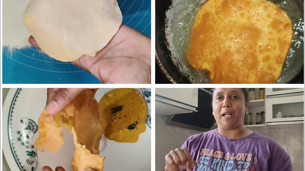 എന്റെ കൂട്ടുകാർ ഇങ്ങനെ പൂരി ഉണ്ടാക്കി കഴിച്ചിട്ടുണ്ടോ 😋🥰