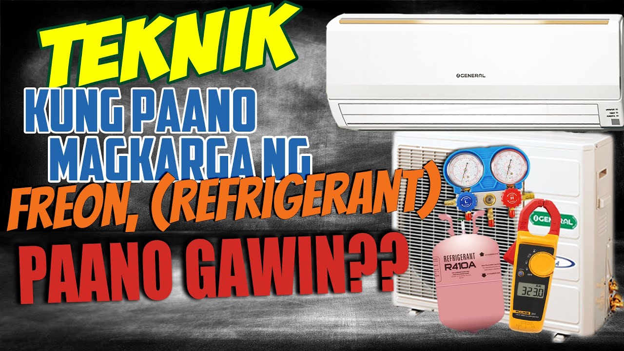 TOP UP REFRIGERANT 410A  INVERTER TYPE AIR-CON | TUTORIAL | pinoy ka tech