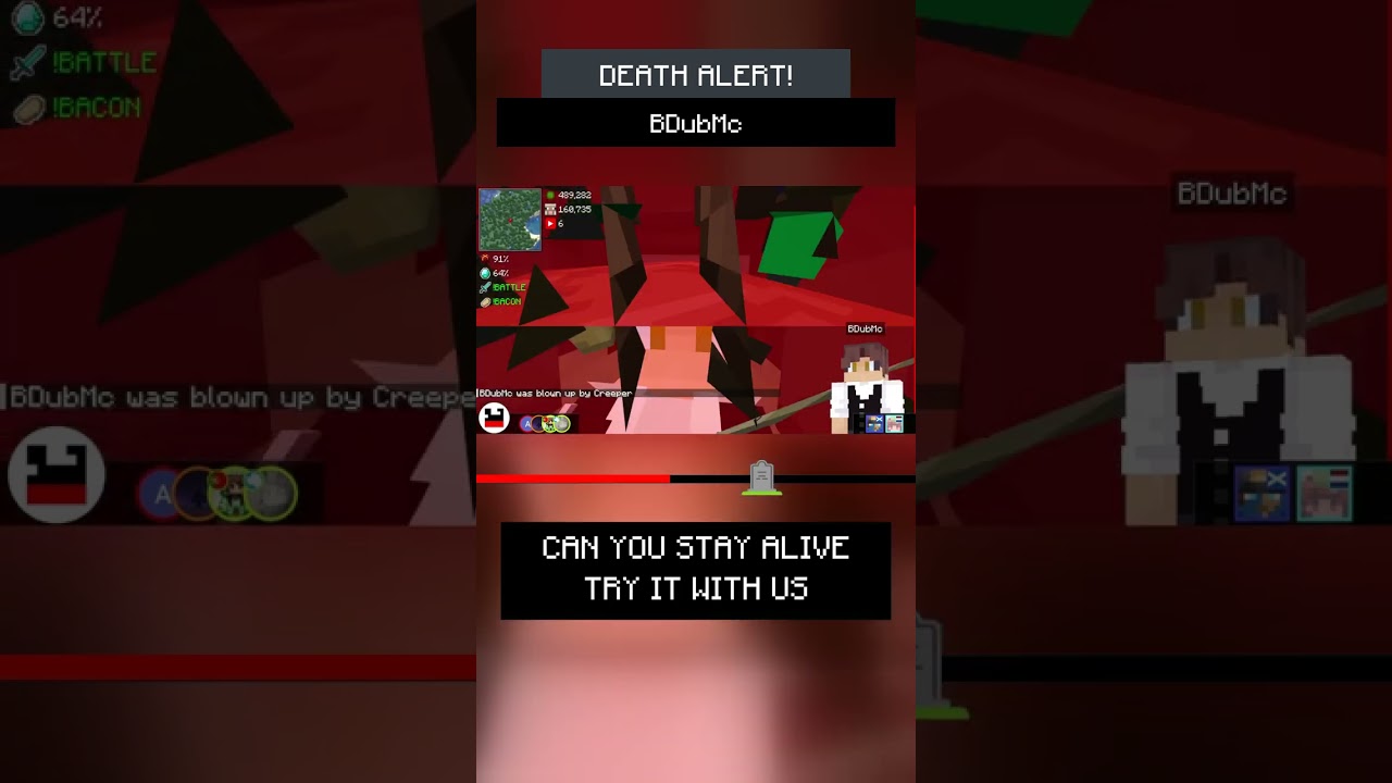 🪦 BDubMc was blown up by Creeper
