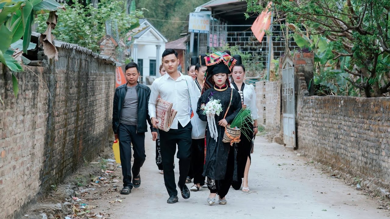 LỄ TẲNG CẨU ĐÓN DÂU NGƯỜI THÁI ĐEN THUẬN CHÂU - SƠN LA - CHÚ RỂ VĂN CƯỜNG & CÔ DÂU KIM NGÂN