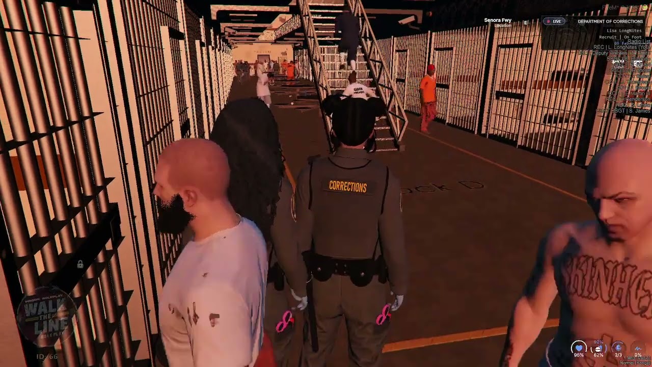 Lisa In Walk The Line I Prison Roleplay !sr !discord (Part 10/56)