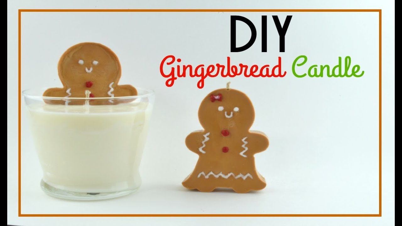 DIY Gingerbread Candle (Cheap & Easy Gift Idea)!