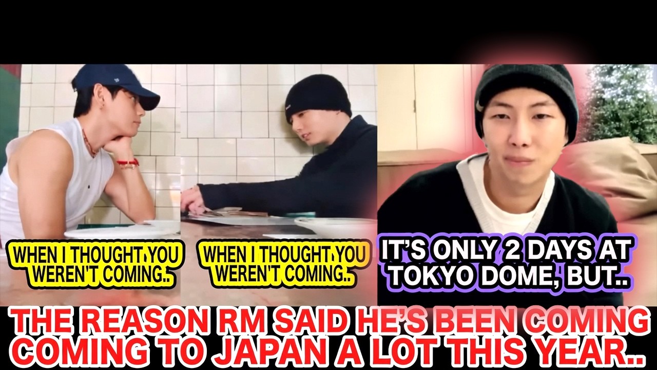 BTS Jungkook & V Randomly Show Up at Japanese Bar - RM Spills the Truth About Japan 2025