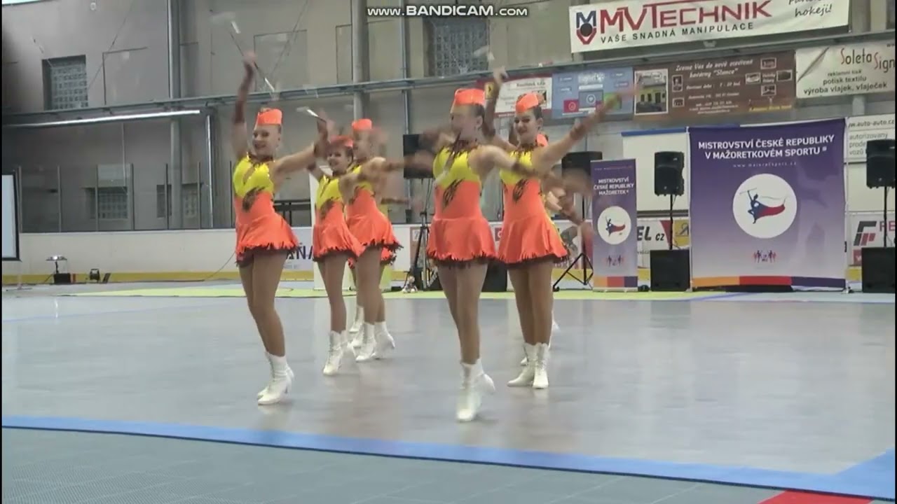 MiKaDo Karviná, pódiová sestava, skupina juniorky baton, 2022