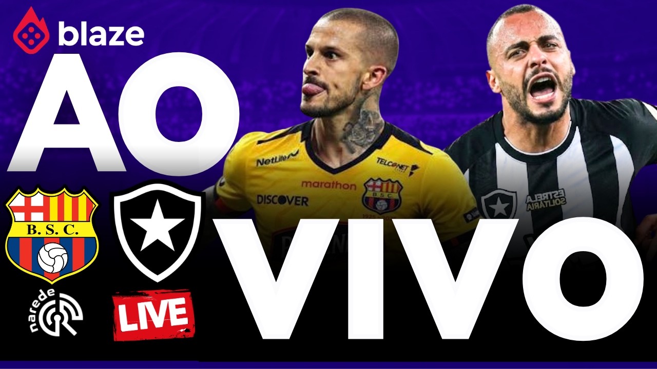 BARCELONA-EQU X BOTAFOGO | PR&Eacute;-LIBERTADORES 2026 | JOGO AO VIVO PELA COPA LIBERTADORES