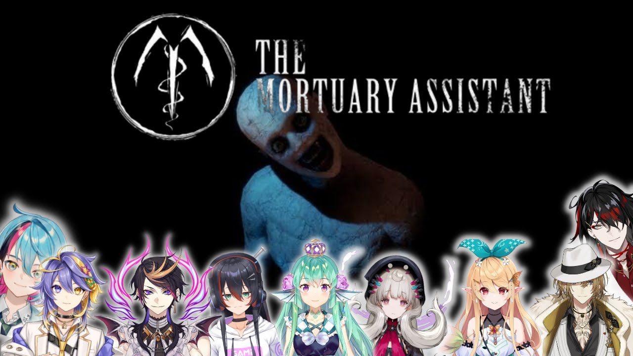 NIJI EN ft.  Mika Reacting to The Mortuary Assistant [Compilation]