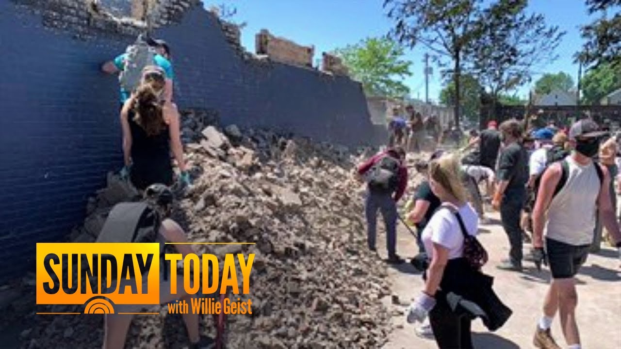 After Nights Of Protest, Volunteers Help Clean Up Cities | TODAY