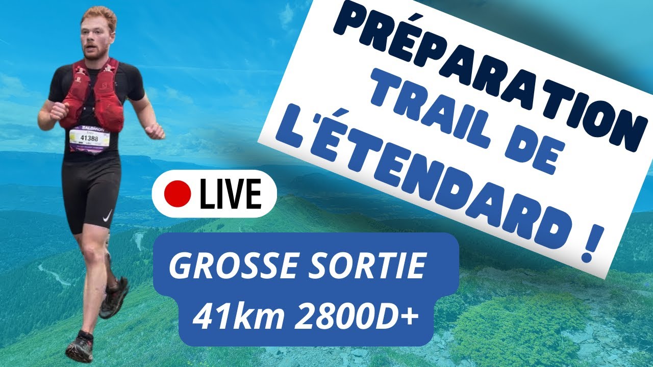 PREPA TRAIL DE L'ETENDARD 66km 3600D+ ! Je t'embarque sur ma dernière LONGUE SORTIE en MONTAGNE !!