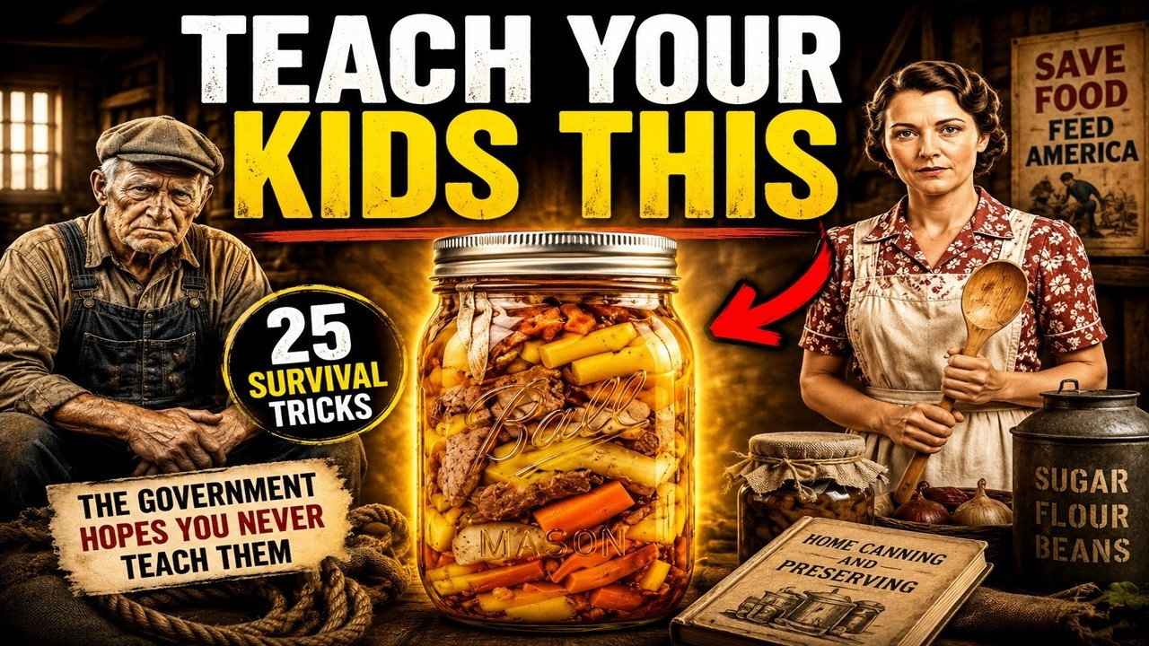 25 Forgotten Survival Skills Every American Parent Should Teach Their Kids | Vanished Icon
