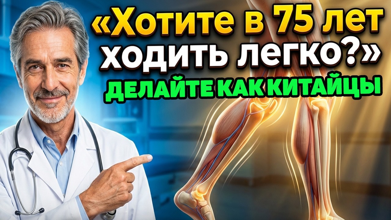 Хотите в 75+ лет ходить как молодой? Делайте как китайцы | Элексир в домашних условиях