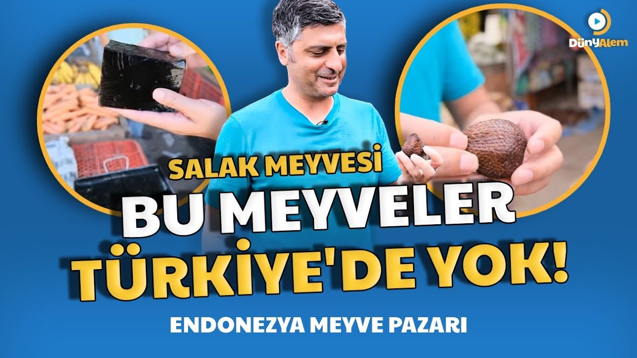 Salak meyvesi - Bu Meyveler Türkiye'de Yok! - ENDONEZYA MEYVE PAZARI  - Endonezya 7