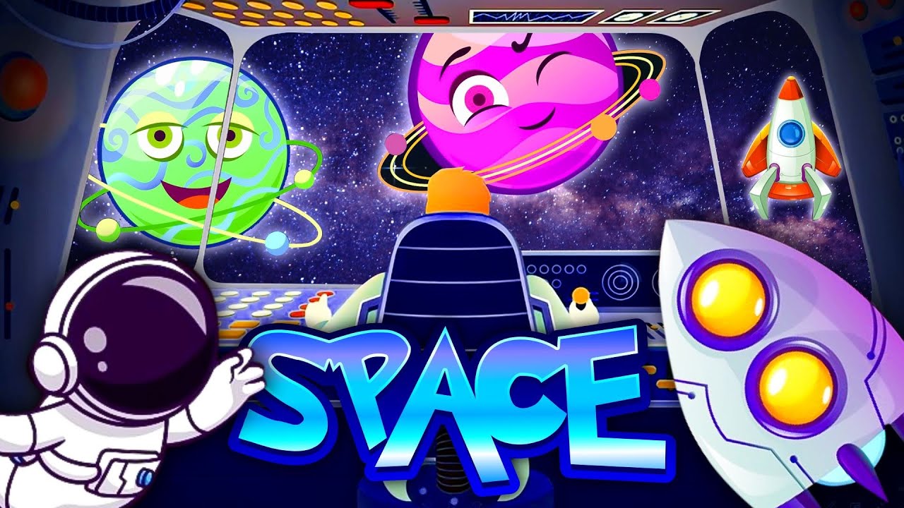 Spaceship Journey Through the Stars 🚀✨ | Calm Animation for Kids