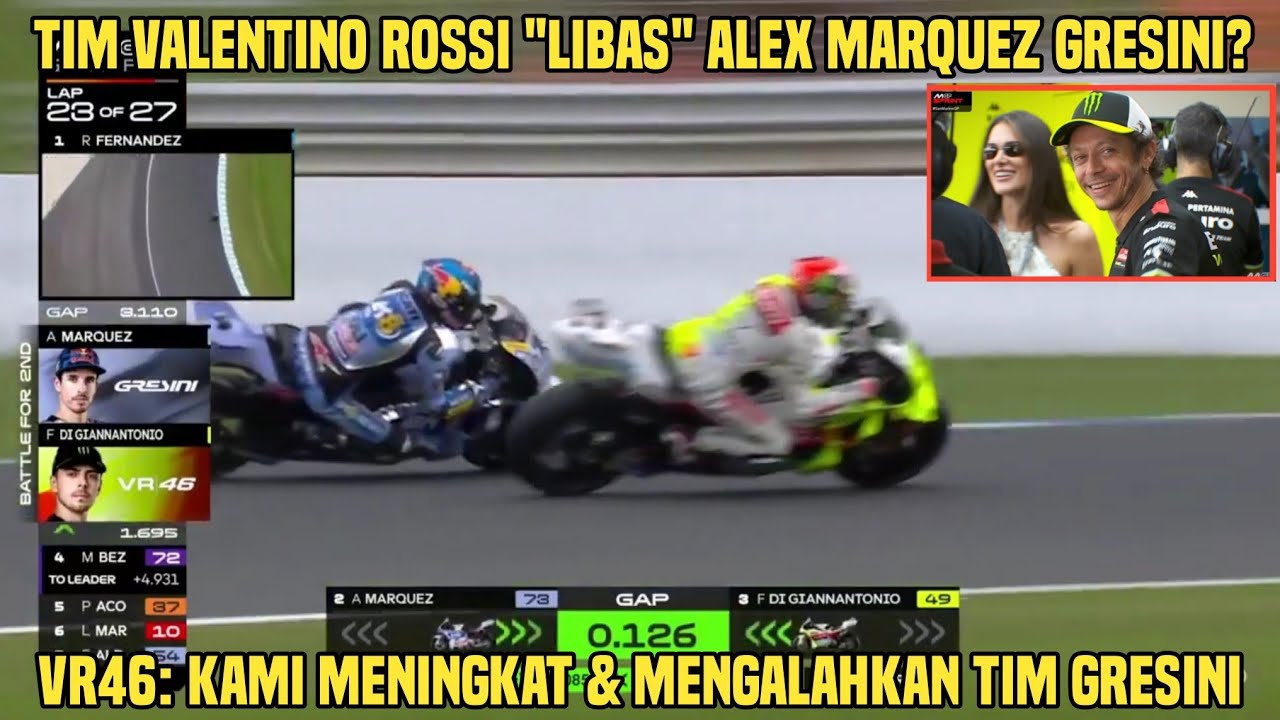 Sengit! Libas AM73 & Tim Gresini? (Tim VR46): Kami Harus Meningkat dan Mengalahkan Tim Gresini! 